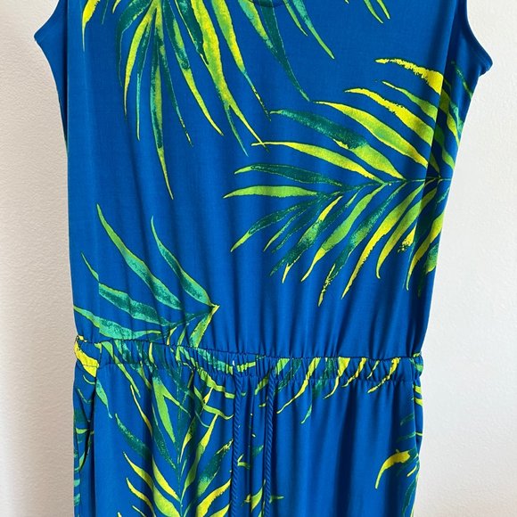 AmberNoon II by Dr. Erum Ilyas Size S Sleeveless UPF 50 Cropped Painted Jumpsuit - Picture 7 of 15